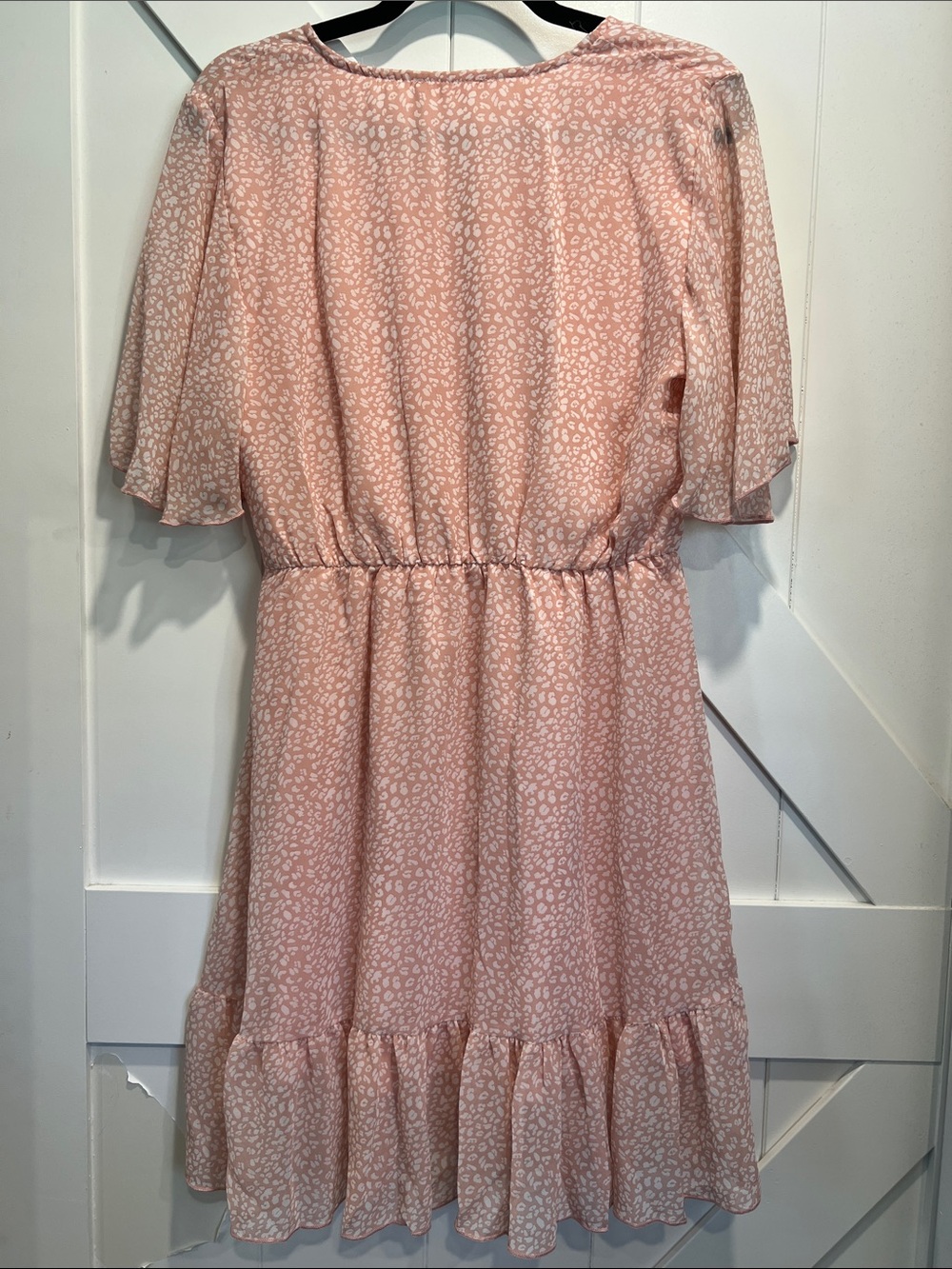 Amazon | Cheetah Print Mini Ruffle Dress - Picture 2 of 5